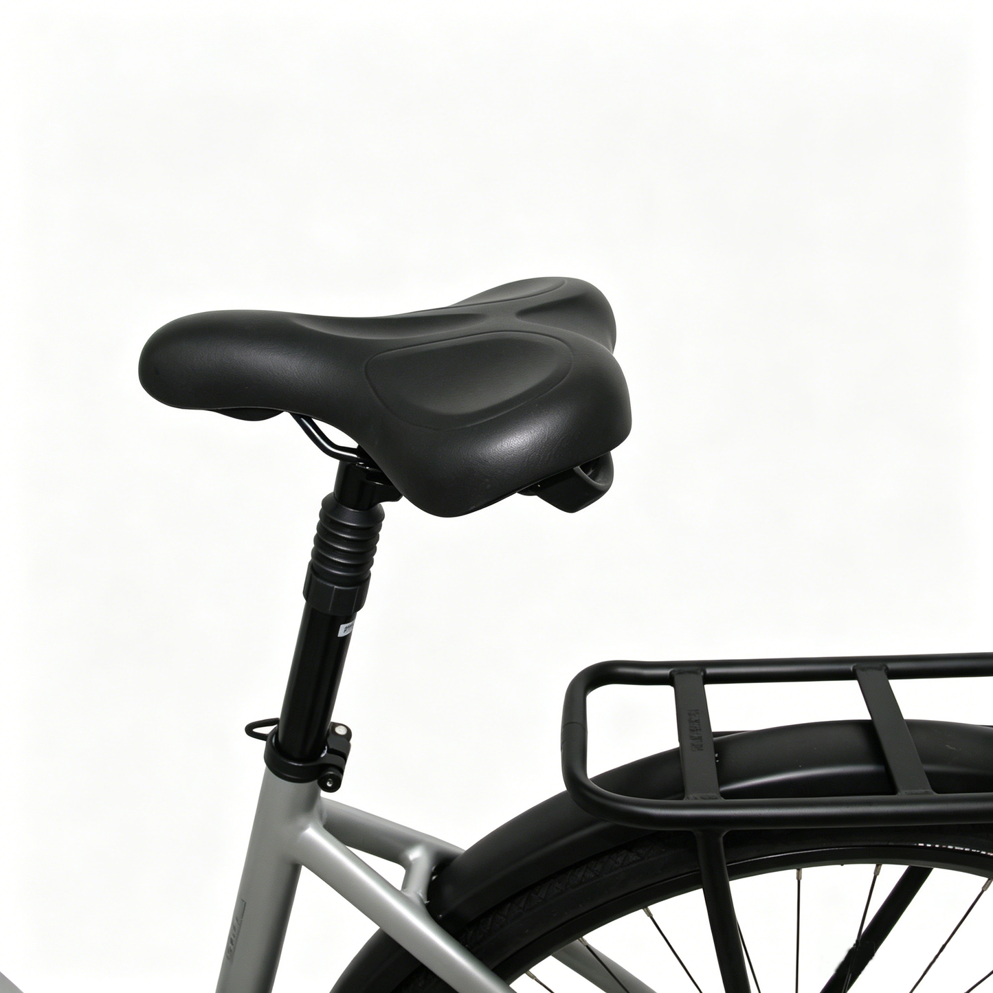 28" Women's Aluminum / Full Aluminum Front Suspension Fork, Hydraulic Disc Brake, Rubber Belt Drive, Bafang Mid-Drive Integrated Motor, Internal 7-Speed