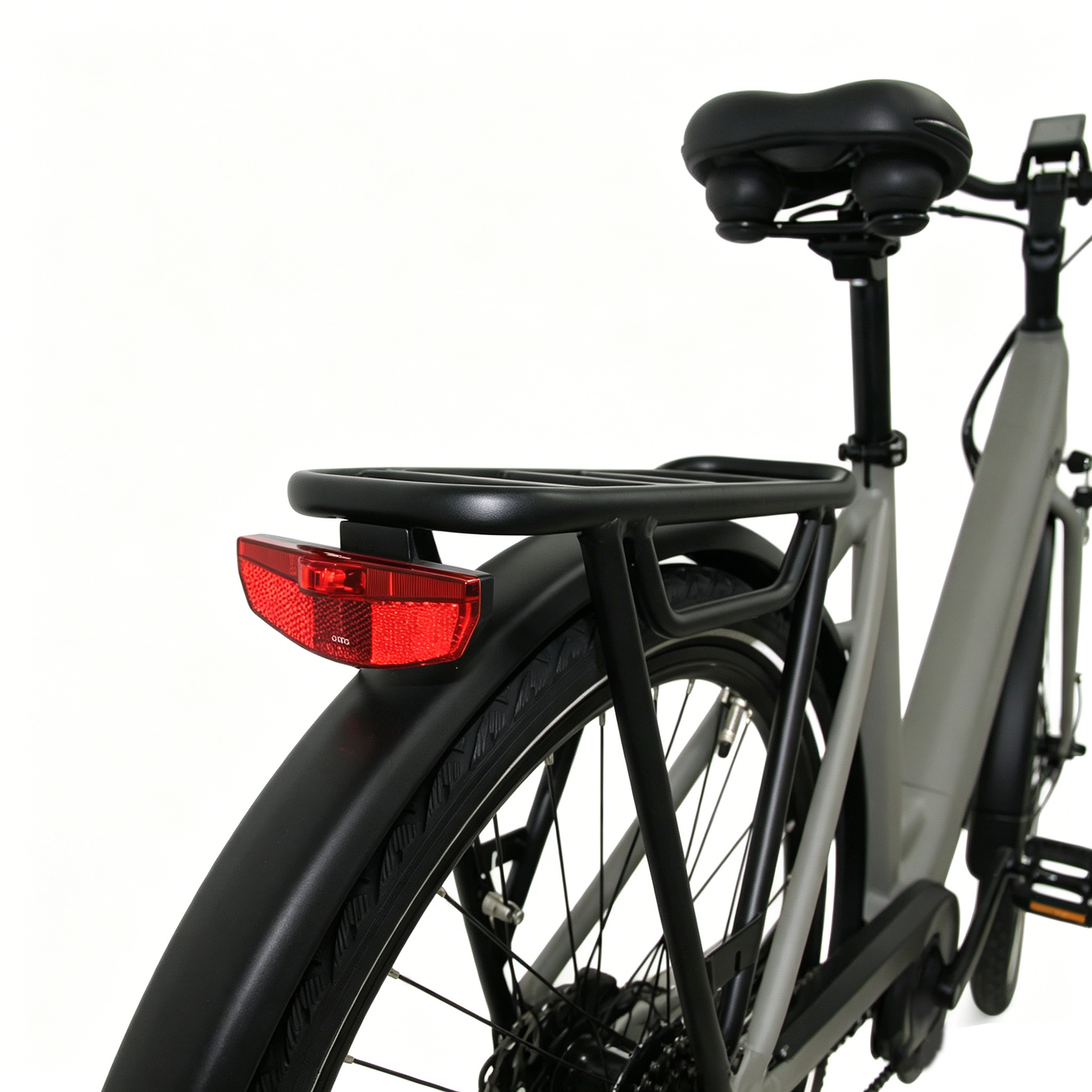 28" Women's Aluminum/Full Aluminum Front Fork, Hydraulic Disc Brake, Chain Drive, Bafang Mid-Motor Integrated Unit, External 7-Speed