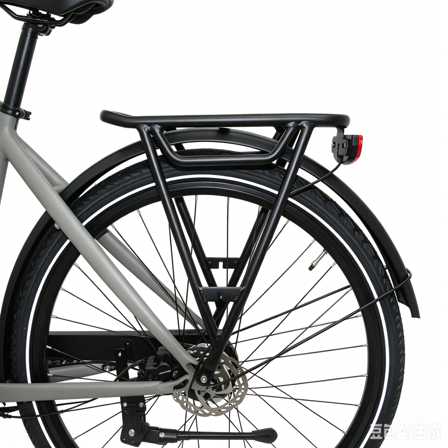 28" Women's Aluminum/Full Aluminum Front Fork, Hydraulic Disc Brake, Chain Drive, Bafang Mid-Motor Integrated Unit, External 7-Speed