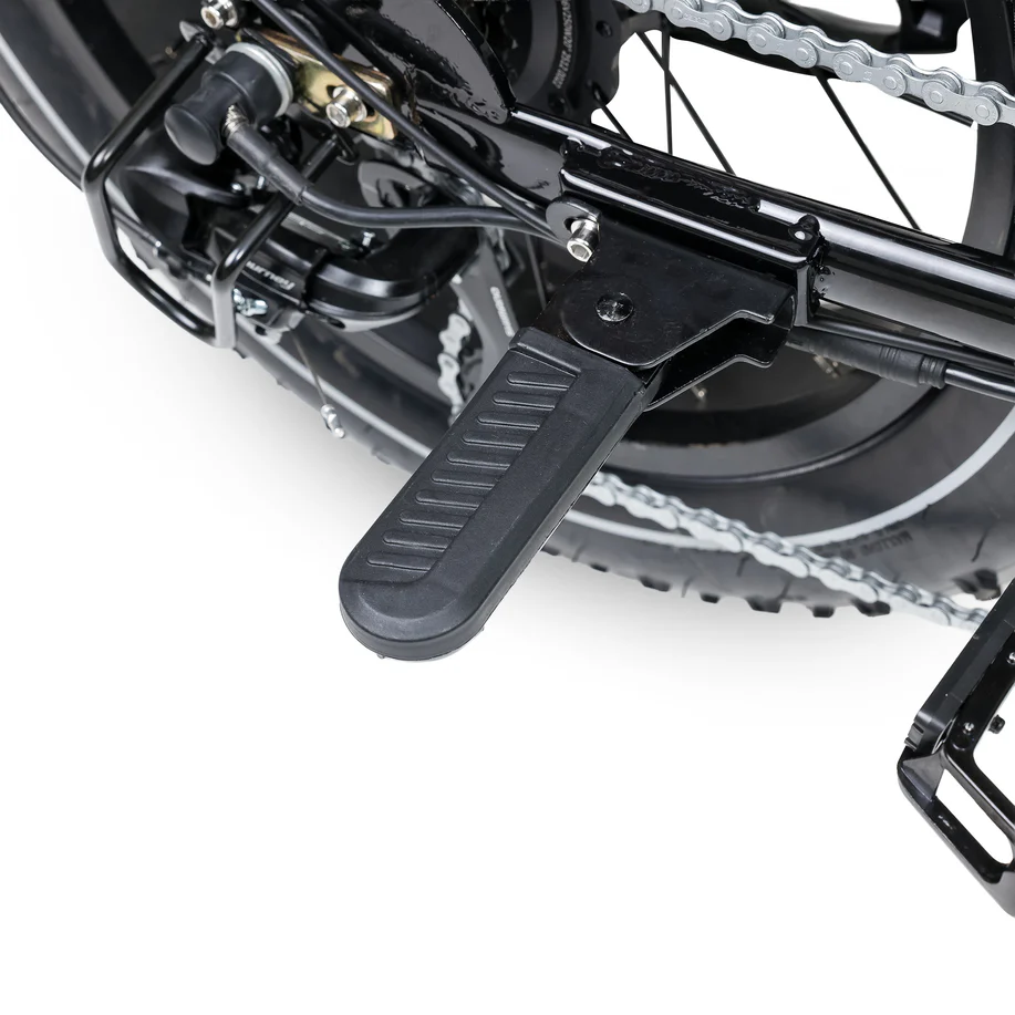 20 inch Elektrische Fatbike – Tweezitter, dikke sneeuwbanden, voor- & achtervering, 7SP