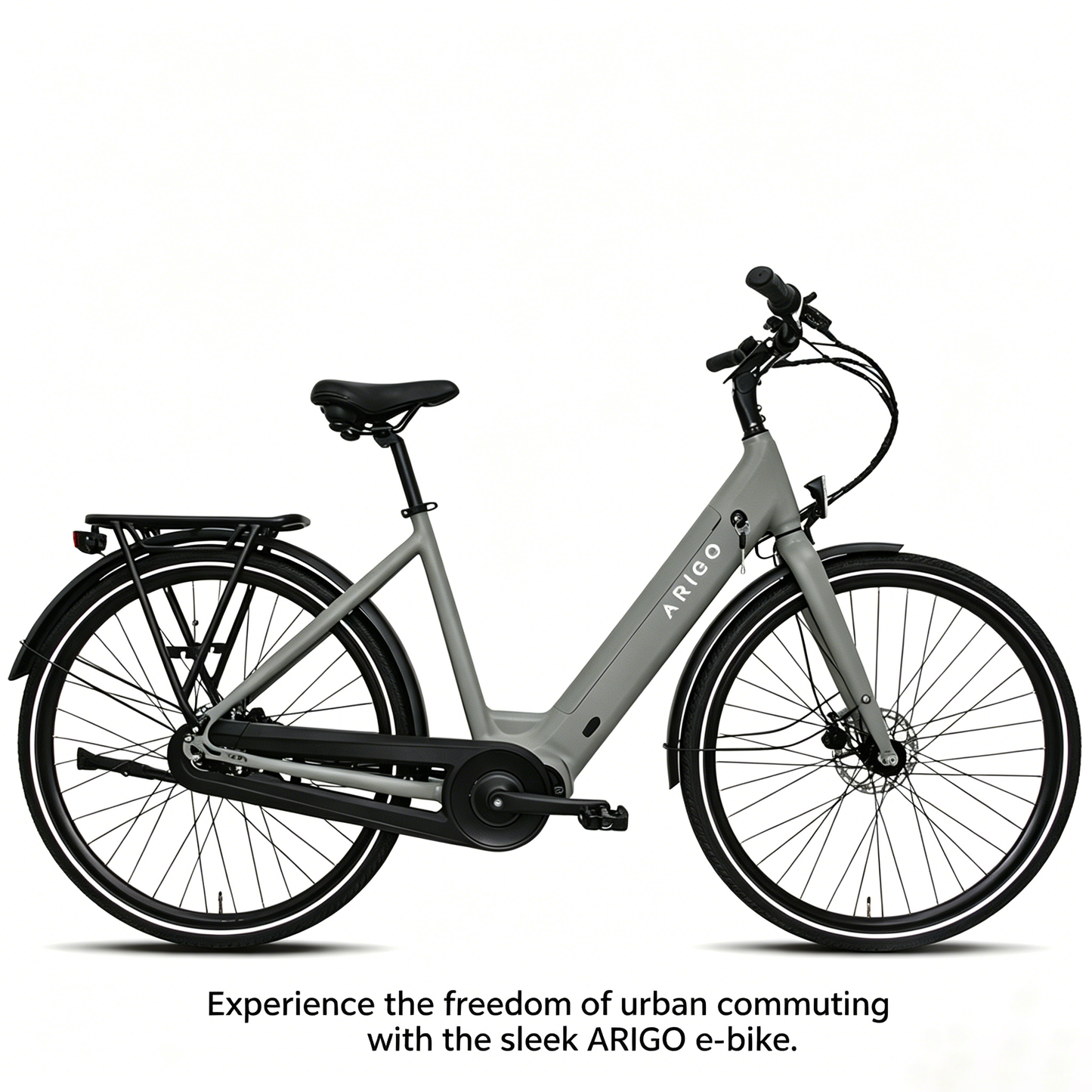 28" Women's Aluminum/Full Aluminum Front Fork, Hydraulic Disc Brake, Chain Drive, Bafang Mid-Motor Integrated Unit, External 7-Speed