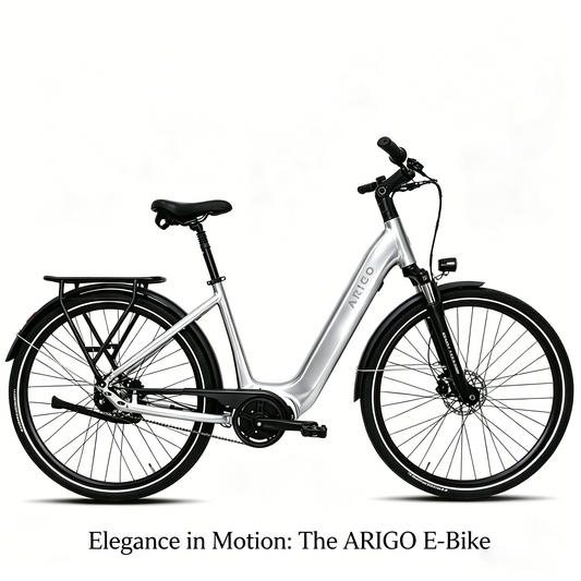 28" Women's Aluminum / Full Aluminum Front Suspension Fork, Hydraulic Disc Brake, Rubber Belt Drive, Bafang Mid-Drive Integrated Motor, Internal 7-Speed