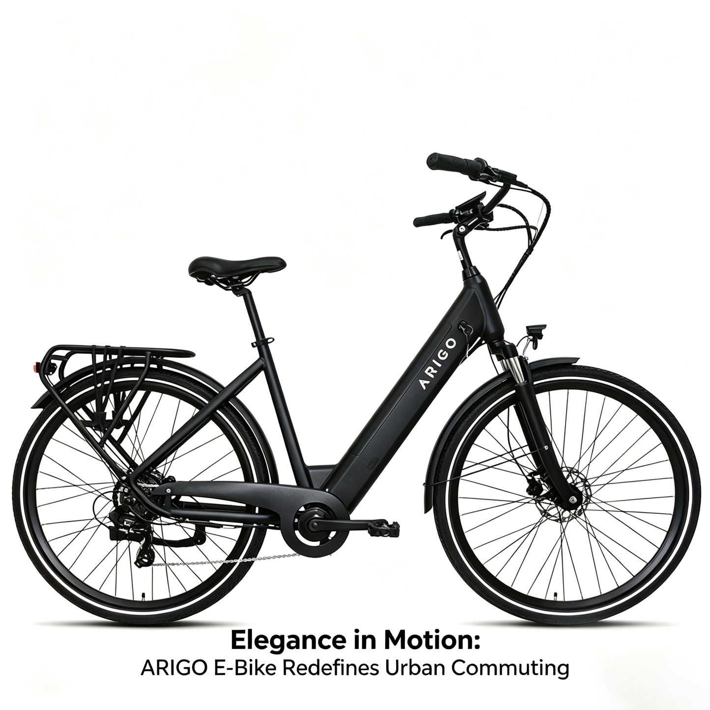 28" Women's Aluminum Alloy Frame, Hidden Battery Compartment, 36V 13Ah Lithium Battery, Rear 7-Speed, Rear Hub Motor