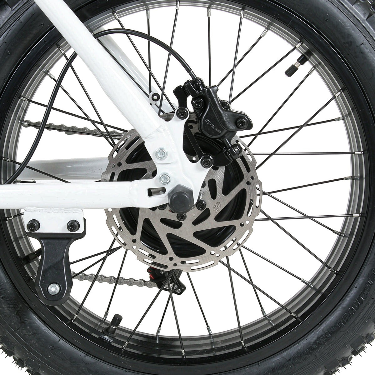 ARIGO SXRL-183 White – Powerful Electric Folding Fat Tire Bike with 20" Tires, 500W Motor & 48V 15Ah Battery