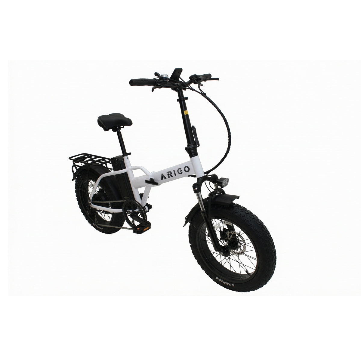 ARIGO SXRL-183 White – Powerful Electric Folding Fat Tire Bike with 20" Tires, 500W Motor & 48V 15Ah Battery