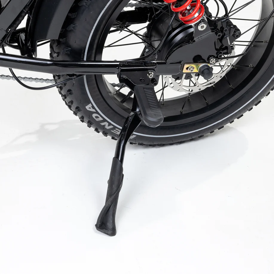 20 inch Elektrische Fatbike – Tweezitter, dikke sneeuwbanden, voor- & achtervering, 7SP