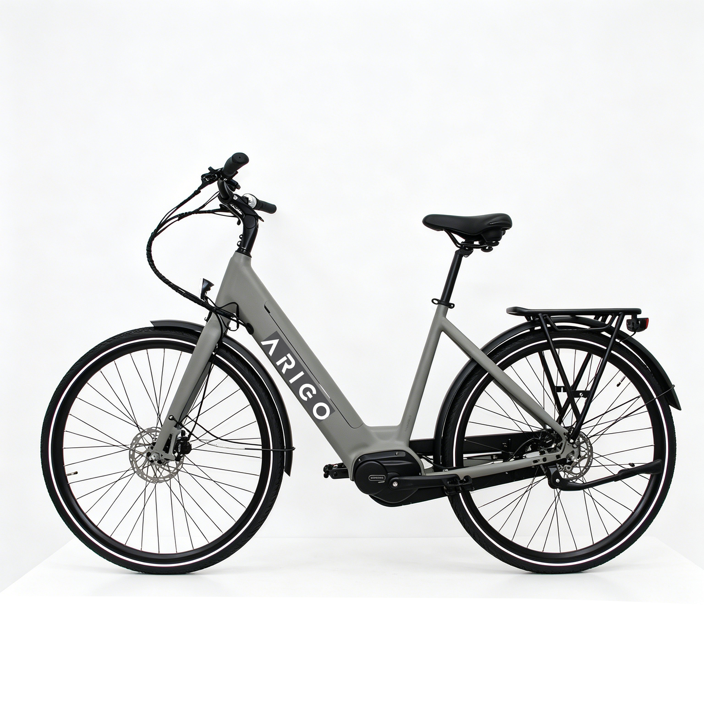 28" Women's Aluminum/Full Aluminum Front Fork, Hydraulic Disc Brake, Chain Drive, Bafang Mid-Motor Integrated Unit, External 7-Speed