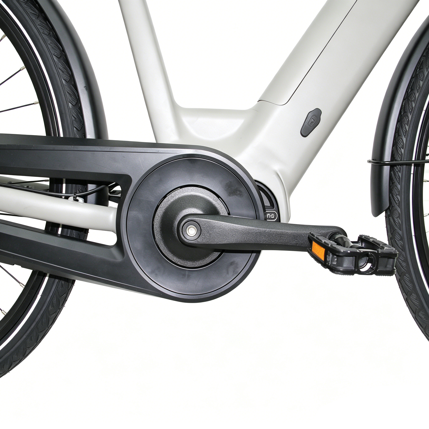 28" Women's Aluminum/Full Aluminum Front Fork, Hydraulic Disc Brake, Chain Drive, Bafang Mid-Motor Integrated Unit, External 7-Speed