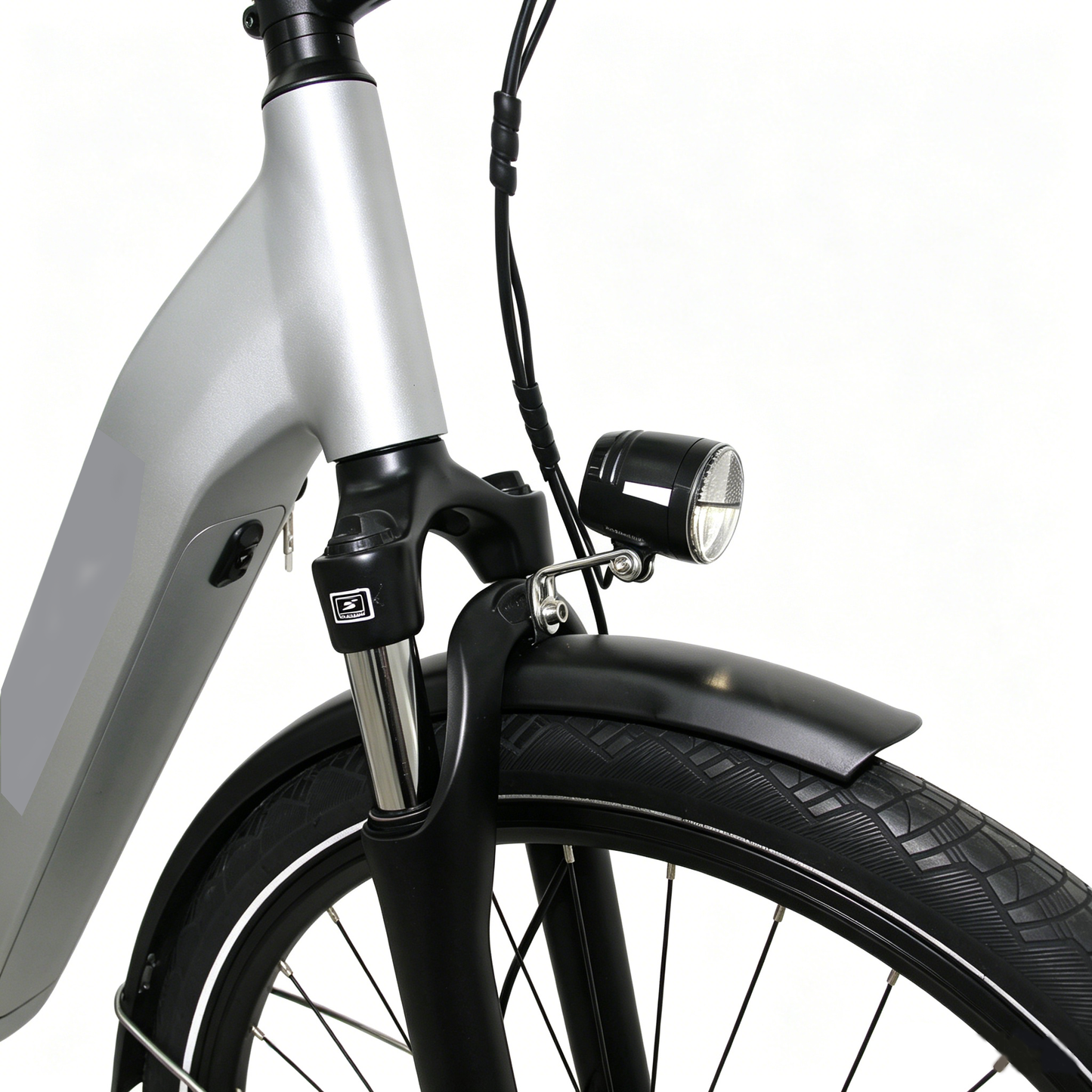 28" Women's Aluminum / Full Aluminum Front Suspension Fork, Hydraulic Disc Brake, Rubber Belt Drive, Bafang Mid-Drive Integrated Motor, Internal 7-Speed