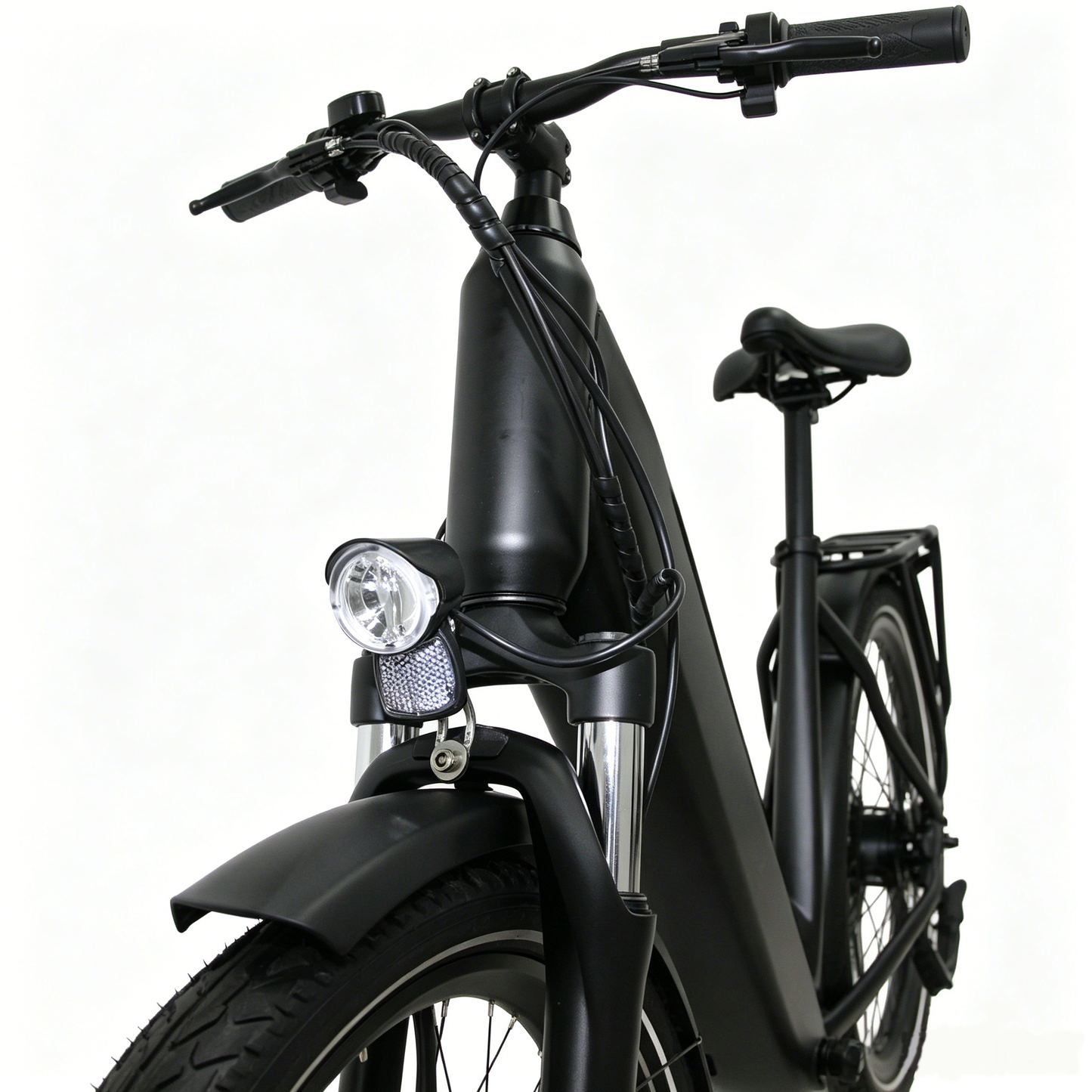 28" Women's Aluminum Alloy Frame, Hidden Battery Compartment, 36V 13Ah Lithium Battery, Rear 7-Speed, Rear Hub Motor